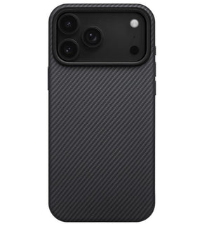 Magsafe Калъф за iPhone 17 Pro, Pitaka Aramid UltraGuard Black-Gray Case, Черен
