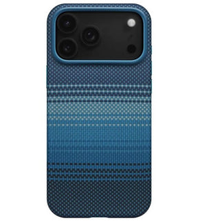 Magsafe Калъф за iPhone 17 Pro Max, Pitaka Aramid UltraGuard Moonrise Case, Син