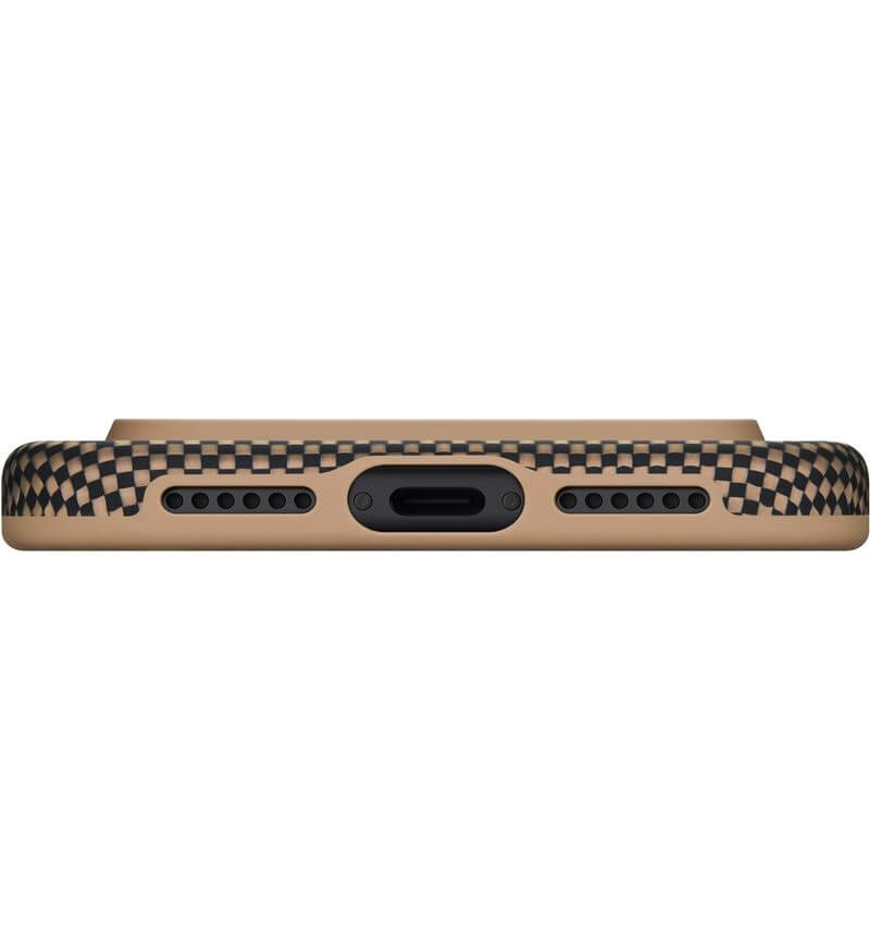 Magsafe Калъф за iPhone 17 Pro Max, Pitaka Aramid UltraGuard Sunset Case, Кафяв (5)