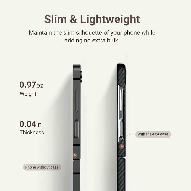Magsafe Калъф за Samsung Z Flip 5, Pitaka MagEZ 3 Rhapsody Case, Черен (7)