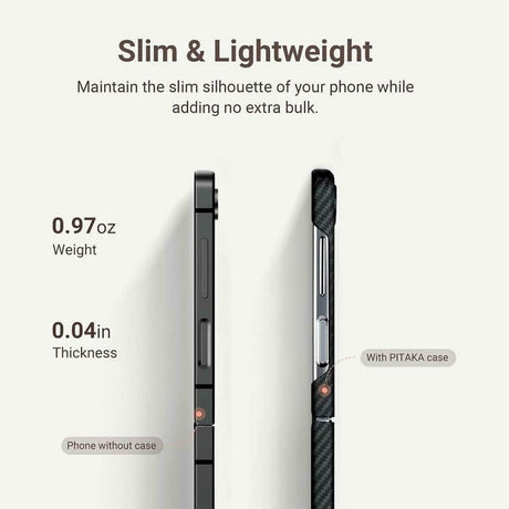 Magsafe Калъф за Samsung Z Flip 5, Pitaka MagEZ 3 Rhapsody Case, Черен (7)