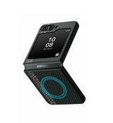 Magsafe Калъф за Samsung Z Flip 5, Pitaka MagEZ 3 Rhapsody Case, Черен (2)