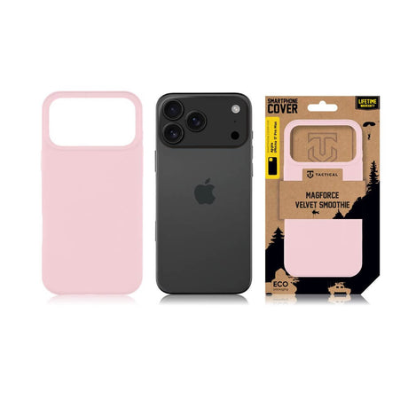 Magsafe Силиконов Калъф за iPhone 17 Pro, Tactical MagForce Velvet Smoothie Case, Розов (5)