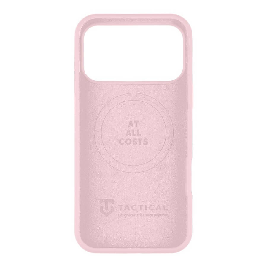 Magsafe Силиконов Калъф за iPhone 17 Pro, Tactical MagForce Velvet Smoothie Case, Розов (4)