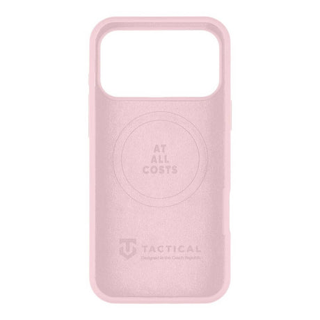 Magsafe Силиконов Калъф за iPhone 17 Pro, Tactical MagForce Velvet Smoothie Case, Розов (4)