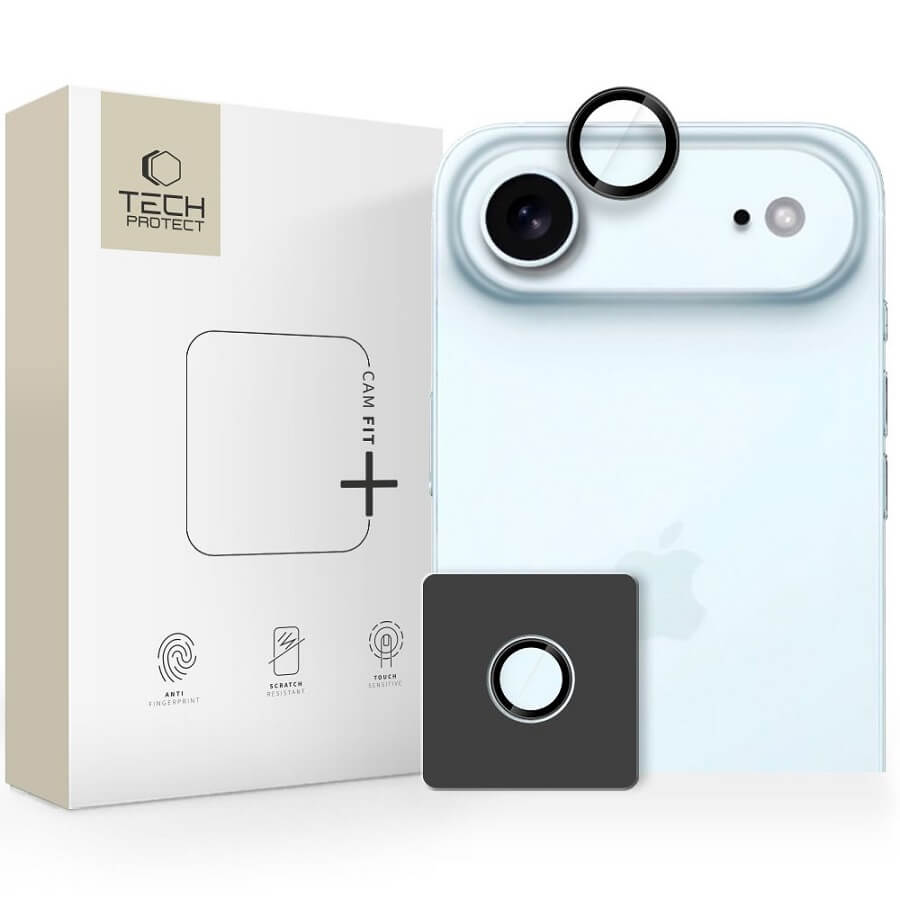 Протектор за Камерата на iPhone Air, Tech-Protect CamRing Fit Glass, Прозрачен