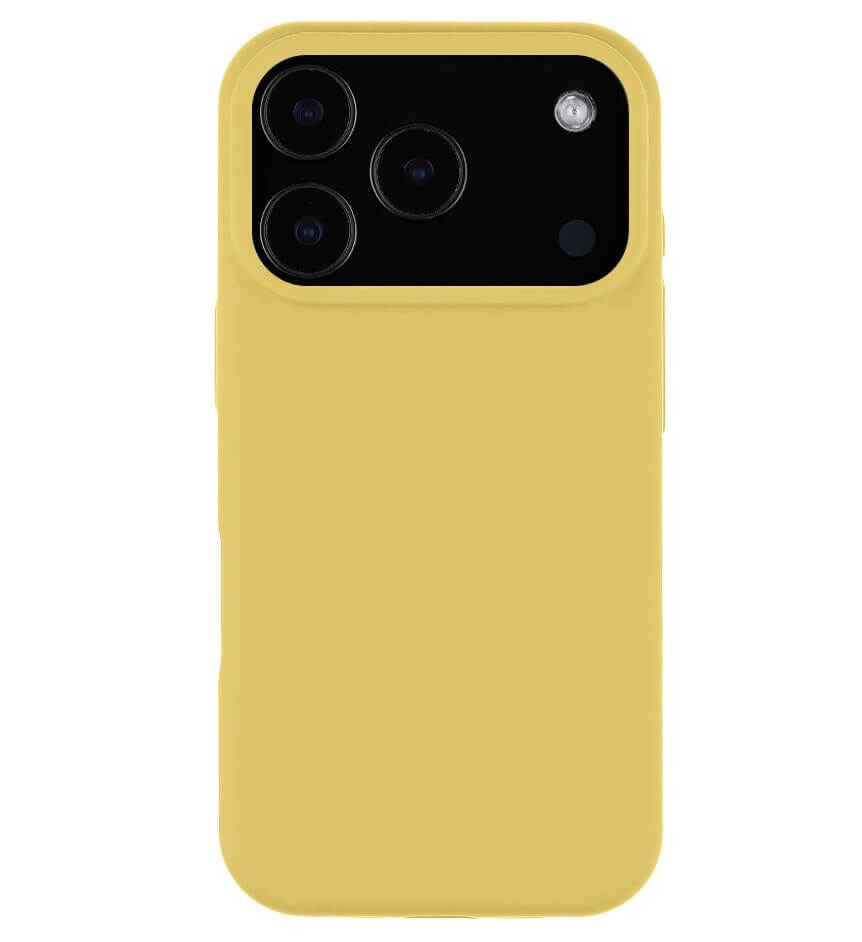Magsafe Силиконов Калъф за iPhone 17 Pro Max, Tactical MagForce Velvet Smoothie Case, Жълт