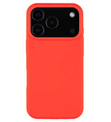 Magsafe Силиконов Калъф за iPhone 17 Pro Max, Tactical MagForce Velvet Smoothie Case, Червен