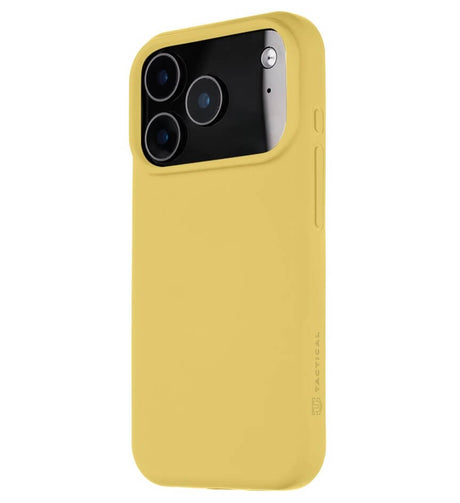 Magsafe Силиконов Калъф за iPhone 17 Pro, Tactical MagForce Velvet Smoothie Case, Жълт (2)