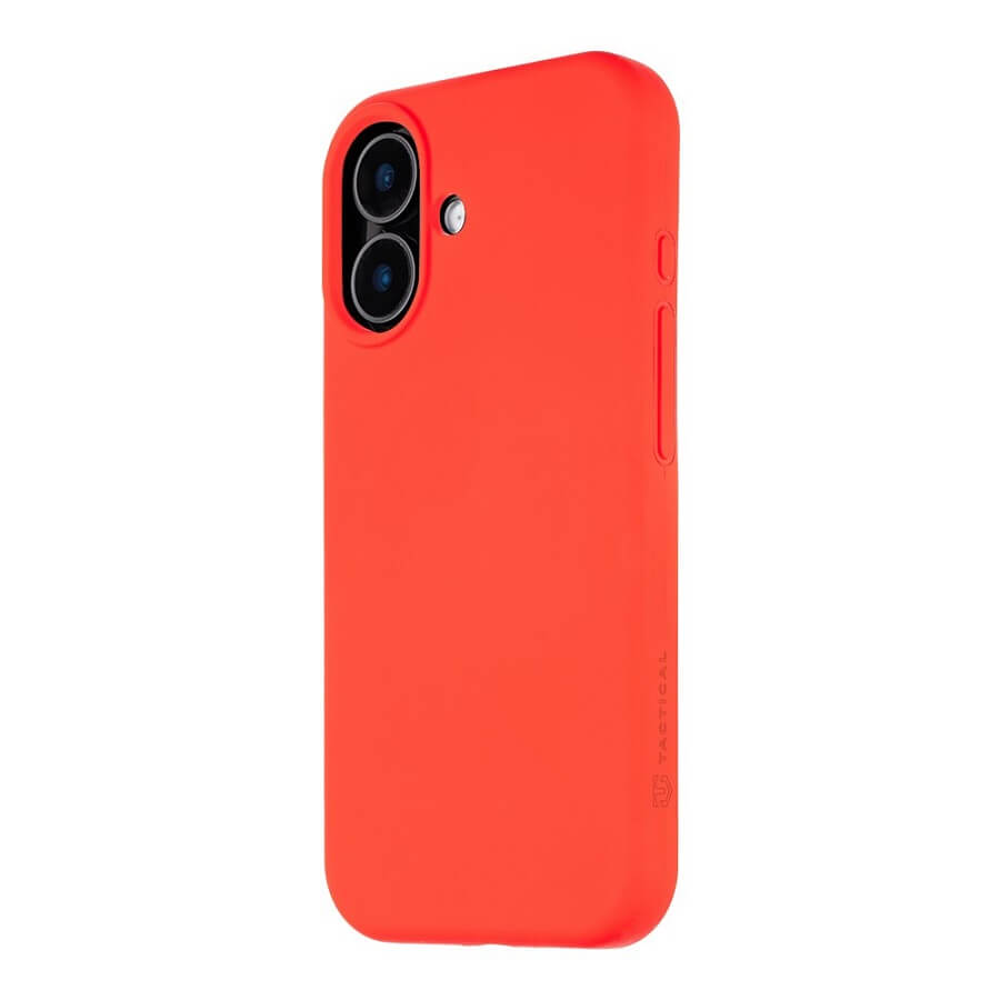 Magsafe Силиконов Калъф за iPhone 17, Tactical MagForce Velvet Smoothie Case, Червен (3)