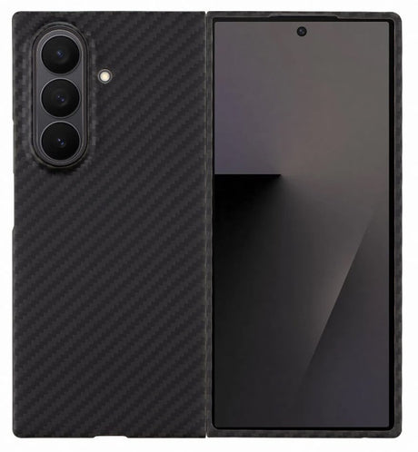 Magsafe Кевларен Калъф за Samsung Z Fold 7, Tactical MagForce Aramid Case, Черен