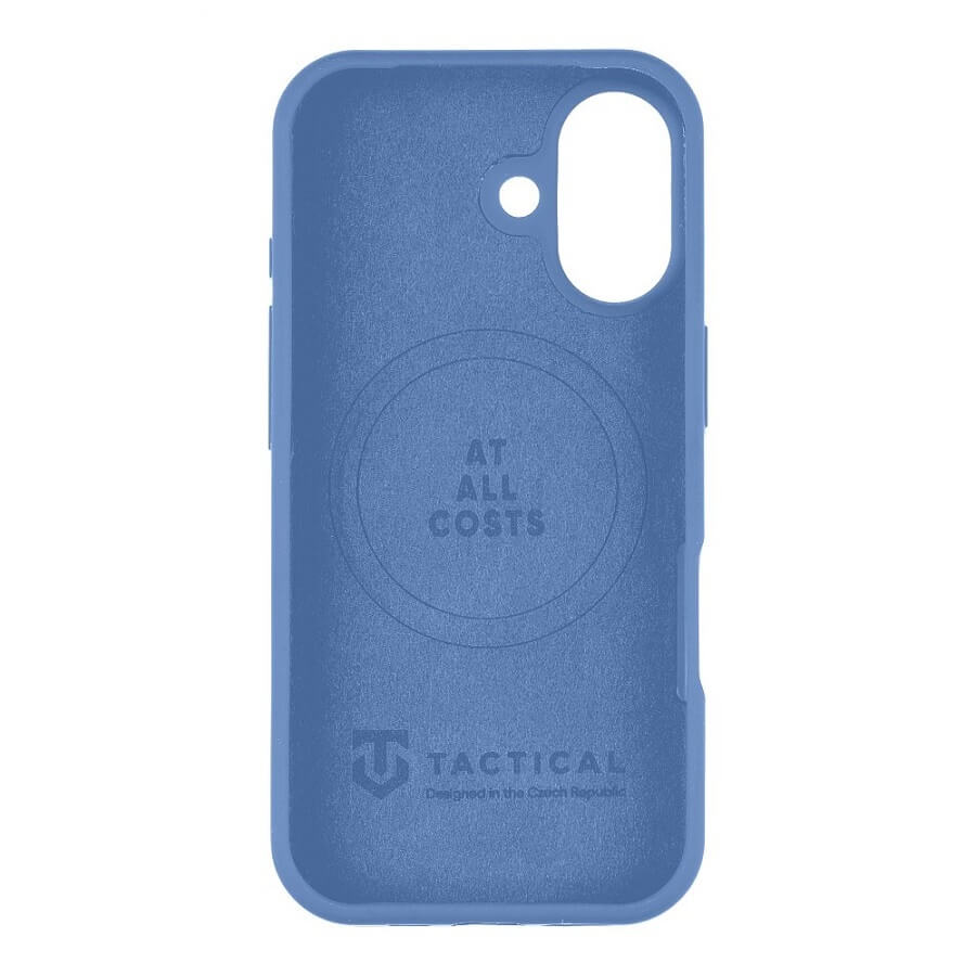 Magsafe Силиконов Калъф за iPhone 17, Tactical MagForce Velvet Smoothie Case, Син (4)