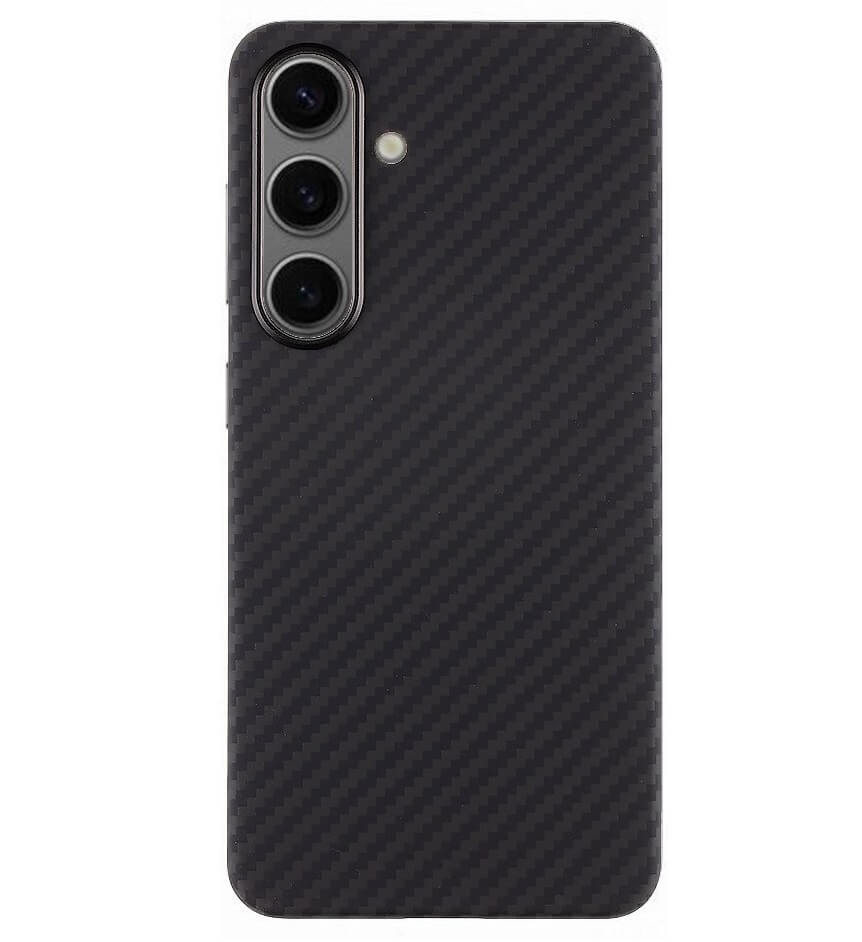 Magsafe Кевларен Калъф за Samsung S24, Tactical MagForce Aramid Case, Черен
