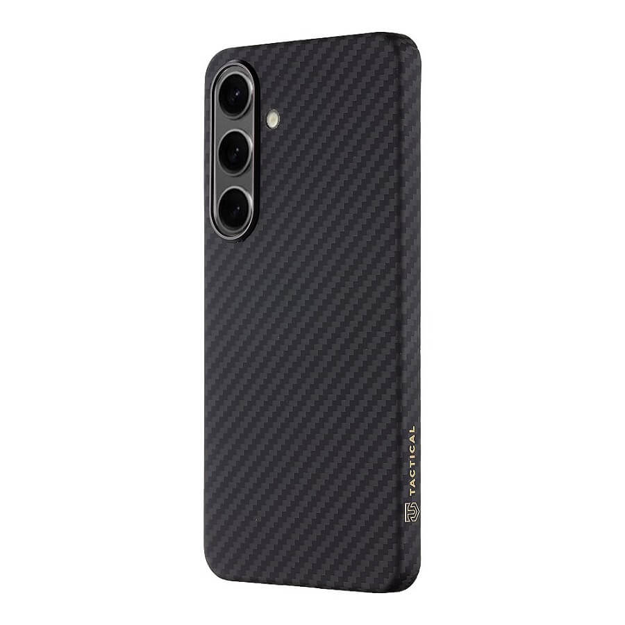 Magsafe Кевларен Калъф за Samsung S24, Tactical MagForce Aramid Case, Черен (3)