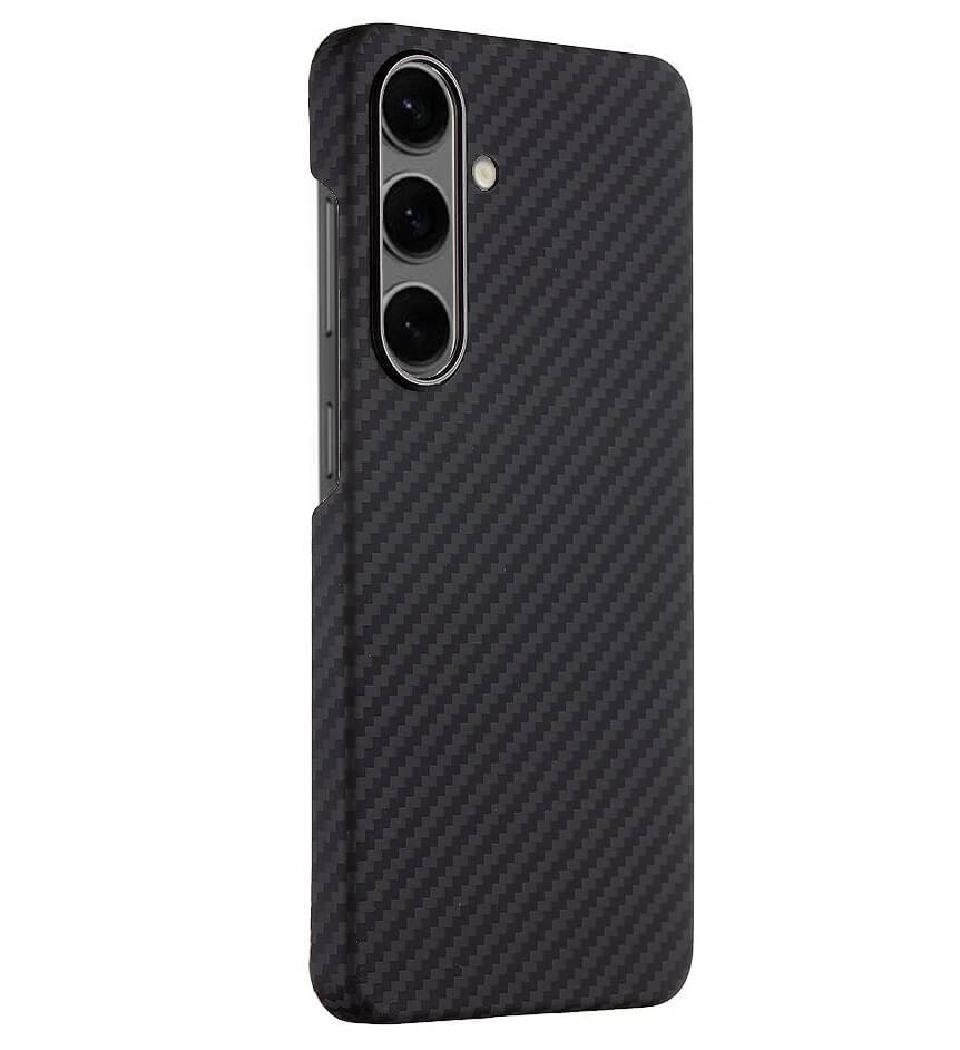 Magsafe Кевларен Калъф за Samsung S24, Tactical MagForce Aramid Case, Черен (2)