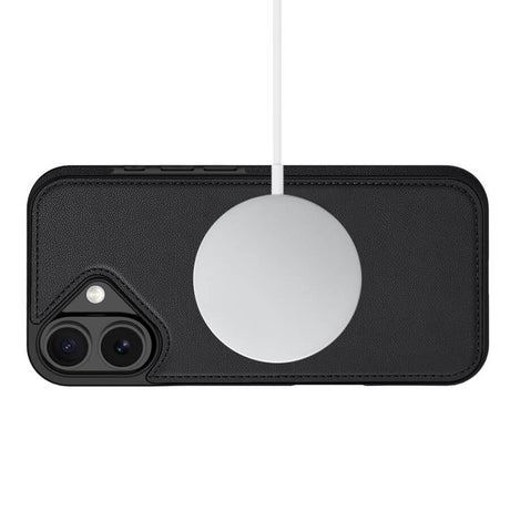 Magsafe Кожен Калъф с Джобове за iPhone 17, Tech-Protect Wallet Book Case, Черен (4)