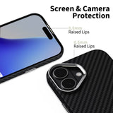 Magsafe Калъф за iPhone 17, Tech-Protect ION Carbon Case, Черен (2)
