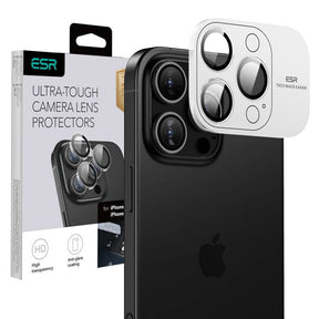 Протектор за Камерата на iPhone 17 Pro, ESR Armorite Camera Ring Glass, Прозрачен