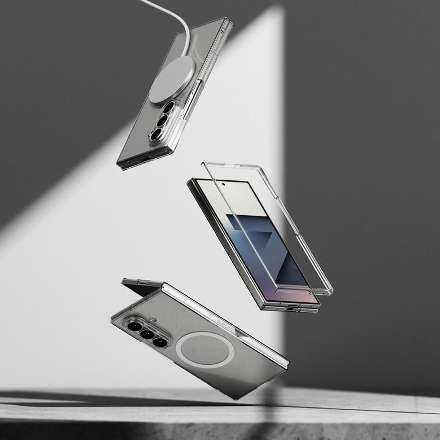 Magsafe Калъф за Samsung Z Fold 7, Ringke Slim Case, Прозрачен (6)