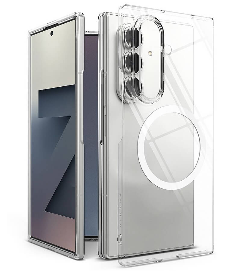 Magsafe Калъф за Samsung Z Fold 7, Ringke Slim Case, Прозрачен (2)