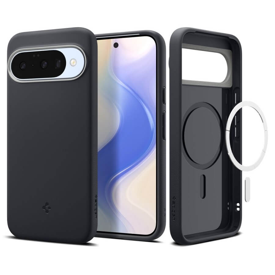 Magsafe Калъф за Google Pixel 10 Pro/ 10, Spigen Nano Pop Case, Черен (3)