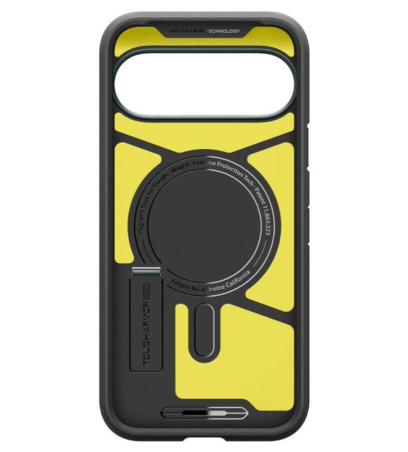 MagSafe Противоударен Калъф за Google Pixel 10 Pro/ 10, Spigen Tough Armor Case, Зелен (2)
