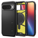 MagSafe Противоударен Калъф за Google Pixel 10 Pro/ 10, Spigen Tough Armor Case, Черен (3)