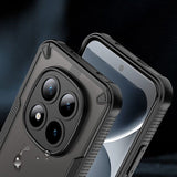 Противоударен Калъф за Xiaomi Poco M8 Pro 5G, Tech-Protect Rugged Shield Case, Черен (4)