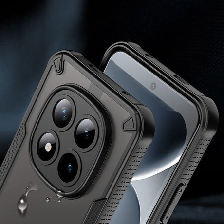 Противоударен Калъф за Xiaomi Poco M8 Pro 5G, Tech-Protect Rugged Shield Case, Черен (4)