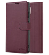 Кожен Калъф с Джобове за Xiaomi Redmi Note 15 Pro 5G, Tech-Protect Wallet Book Case, Лилав (3)
