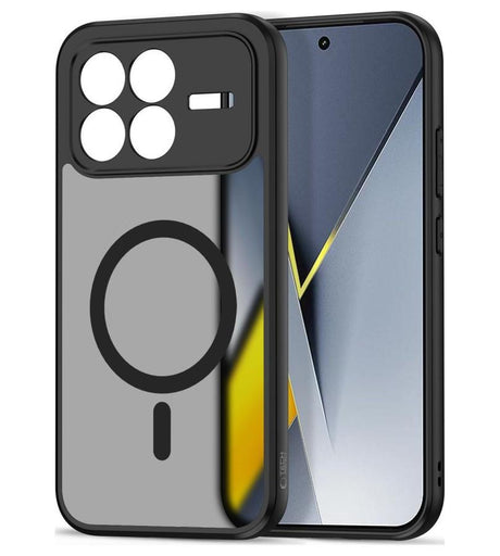 Magsafe Калъф за Xiaomi Poco F8 Pro, Tech-Protect MagMat Case, Черен