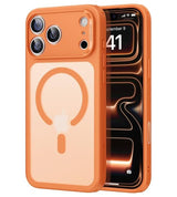 Magsafe Калъф за iPhone 17 Pro, ESR Classic Hybrid Frosted Magnetic Case, Оранжев