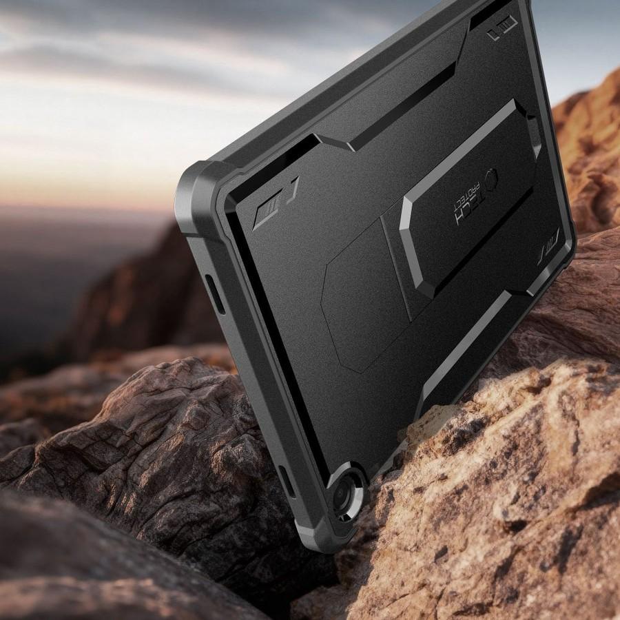 Противоударен Калъф за Samsung Tab A11 Plus/ A9 Plus 11", Tech-Protect Kevlar Pro Case, Черен (4)