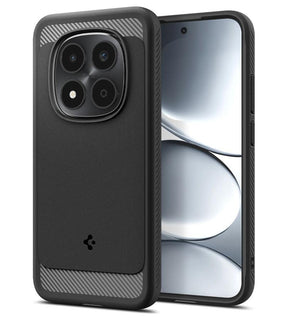 Противоударен Калъф за Xiaomi Redmi Note 15 Pro 5G, Spigen Rugged Armor Case, Черен