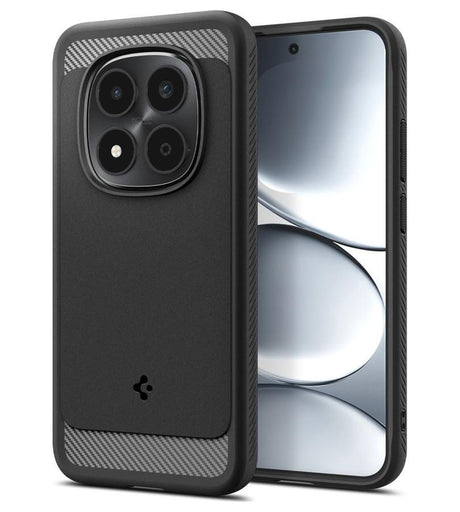 Противоударен Калъф за Xiaomi Redmi Note 15 Pro 5G, Spigen Rugged Armor Case, Черен