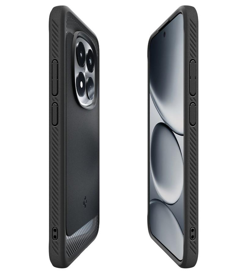 Противоударен Калъф за Xiaomi Redmi Note 15 Pro 5G, Spigen Rugged Armor Case, Черен (5)