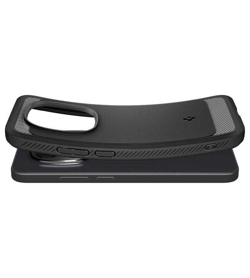 Противоударен Калъф за Xiaomi Redmi Note 15 Pro 5G, Spigen Rugged Armor Case, Черен (7)