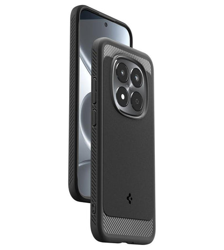 Противоударен Калъф за Xiaomi Redmi Note 15 Pro 5G, Spigen Rugged Armor Case, Черен (6)