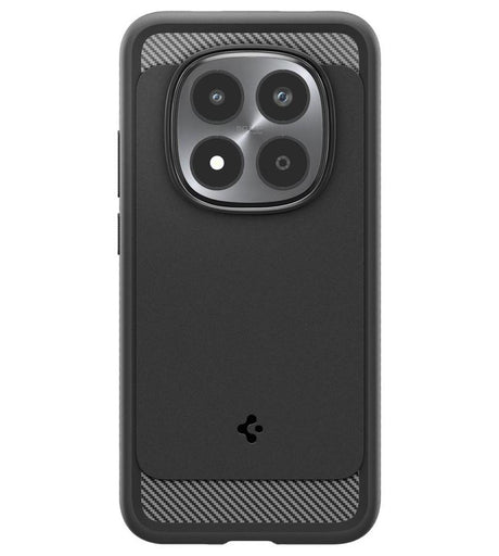 Противоударен Калъф за Xiaomi Redmi Note 15 Pro 5G, Spigen Rugged Armor Case, Черен (2)