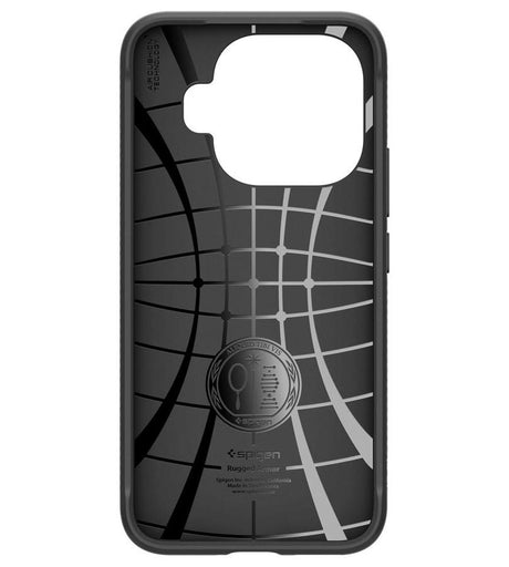 Противоударен Калъф за Xiaomi 15T Pro, Spigen Rugged Armor Case, Черен (12)