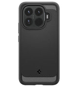 Противоударен Калъф за Xiaomi 15T Pro, Spigen Rugged Armor Case, Черен (2)
