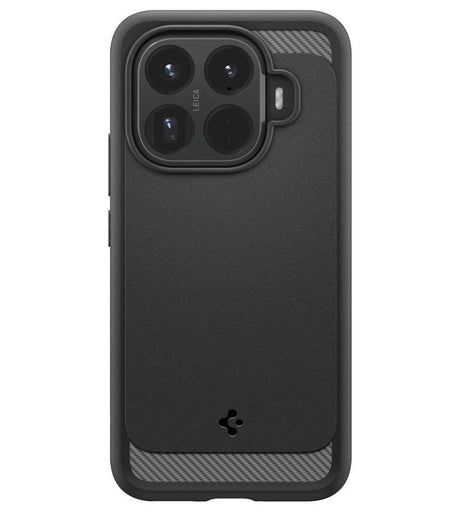 Противоударен Калъф за Xiaomi 15T Pro, Spigen Rugged Armor Case, Черен (2)
