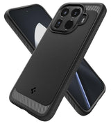 Противоударен Калъф за Xiaomi 15T Pro, Spigen Rugged Armor Case, Черен (10)