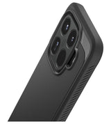 Противоударен Калъф за Xiaomi 15T Pro, Spigen Rugged Armor Case, Черен (11)
