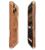 Magsafe Калъф за iPhone 17 Pro, Spigen Ultra Hybrid Magfit Case, Оранжев (6)