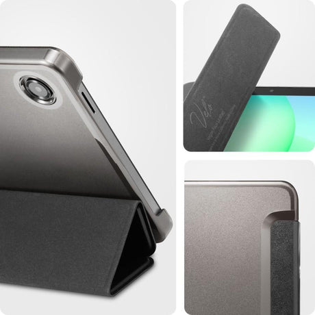 Тънък Калъф за Samsung Tab A11/ A9 8.7, Spigen Smart Fold Case, Черен (3)
