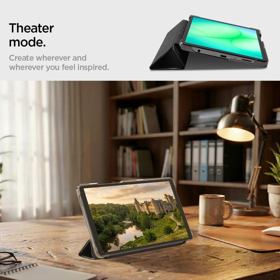 Тънък Калъф за Samsung Tab A11/ A9 8.7, Spigen Smart Fold Case, Черен (5)
