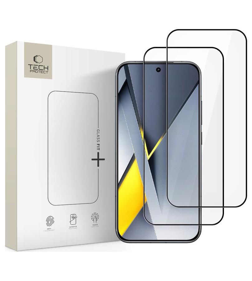 Стъклен Протектор за Xiaomi Poco F8 Pro, Tech-Protect Fit+ FC Glass 2бр., Прозрачен