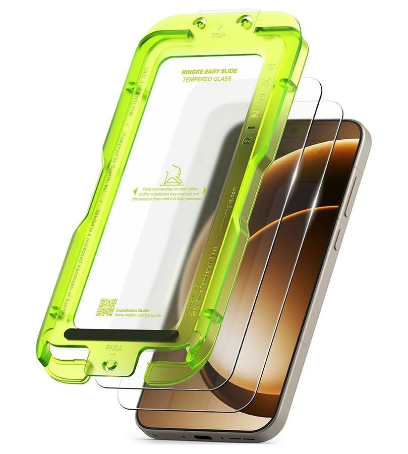 Стъклен Протектор за OnePlus 15, Ringke Easy Slide Glass 2бр., Прозрачен (2)