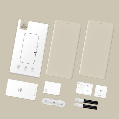 Протектор с UV Лепило за Xiaomi Redmi Note 15 Pro Plus, Tech-Protect UV 5D Glass 2бр., Прозрачен (3)